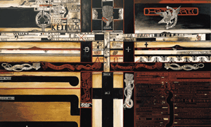 Kenehi III 1998 by Shane Cotton. Image Courtesy of Creative NZ