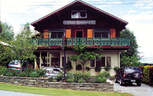 Front view of Chalet