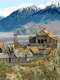 Edoras - Lord of the Rings