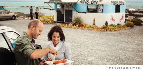 Kaikoura takes ocean to plate dining to the next level. Image: Tourism New Zealand, photo by Chris Sisarich.